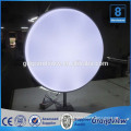 Acrylic round shape wall mounted light sign box/acrylic LED outdoor sign /acrylic LED signdirect factory